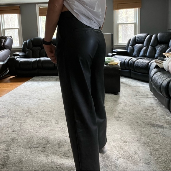 H&M Faux Leather Pants - Picture 2 of 4